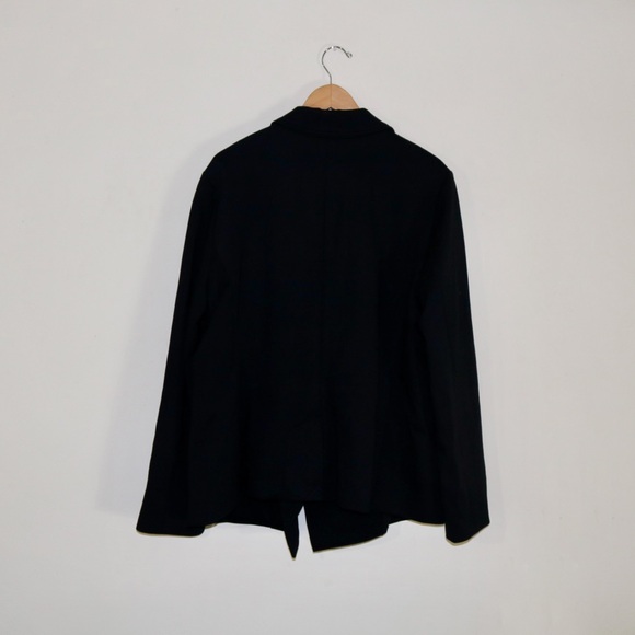 NEW! Spanx Ponte Asymmetric Tailored Blazer in Black - Picture 5 of 13